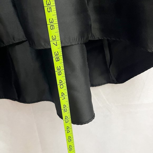 Adrianna Papell Black Beaded A-Line High Low Dress Party Cocktail Size 0 - Picture 8 of 8